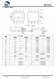 ME4084是一款耐压24V的单节锂离子电池恒压恒 流充电管理芯片