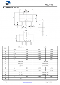 ME2803系列高精度、低功耗  消耗电压探测器 使用  CMOS技术