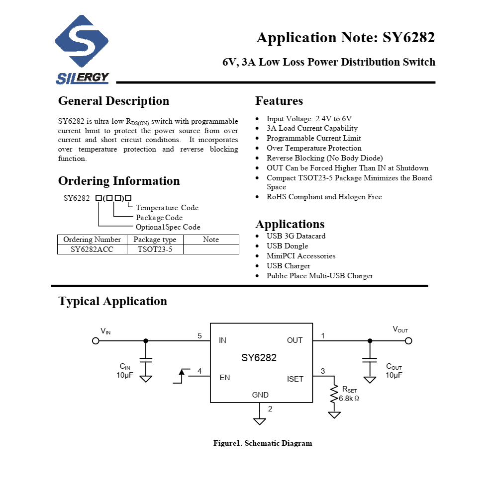 SY6282ACC完整型号，封装SOT23-5，价格MAX低，现货库存