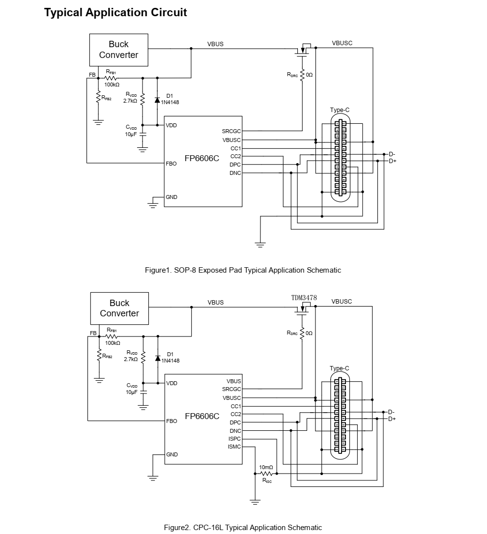 FP6606C是一种简化的USB电源 交付3.0协议控制器