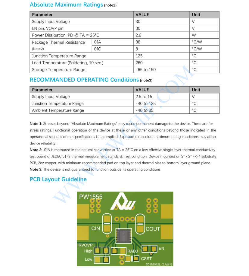f_313d7a0c129cdea1cab3cdff24db1acb.png PW1555芯片2.5V-15V输入,4.8A限流开关