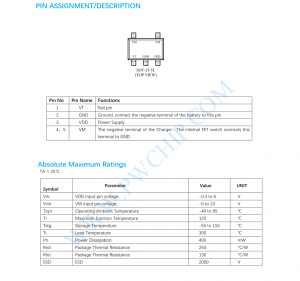  PW3130单芯锂离子/聚合物电池保护IC