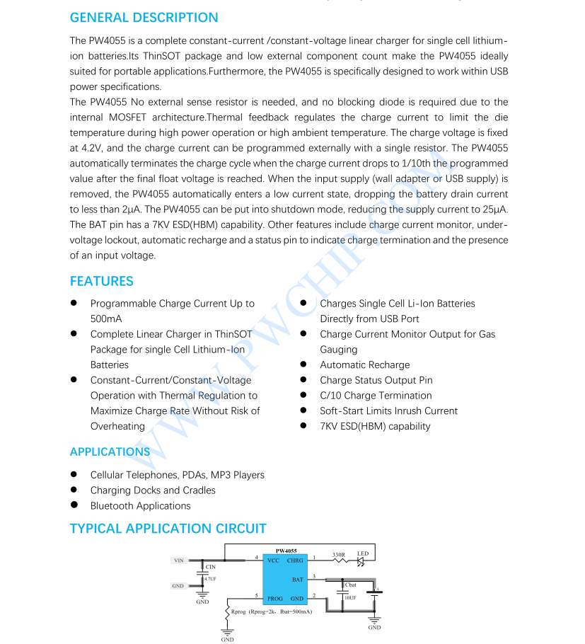 f_f9fca048ab04f7625e880bb027ca3915.png PW4055热调节锂离子电池充电器