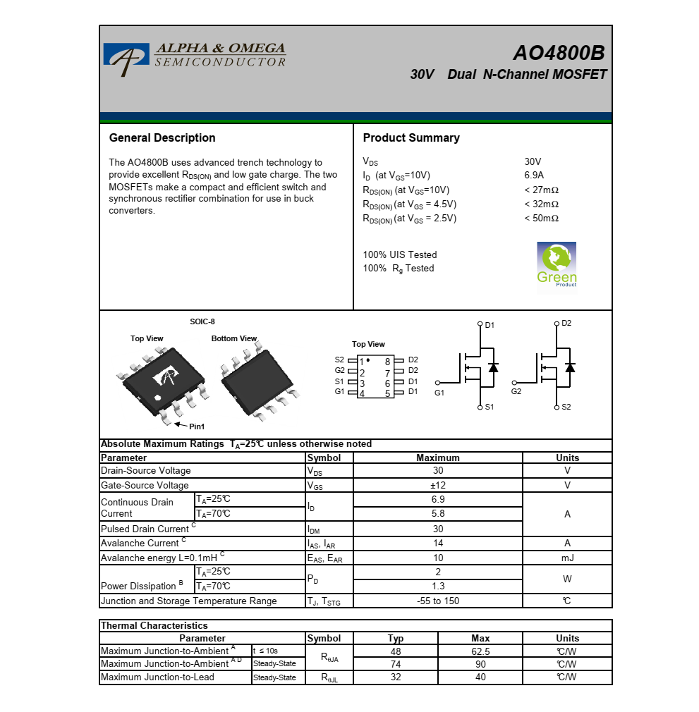 AO4800B