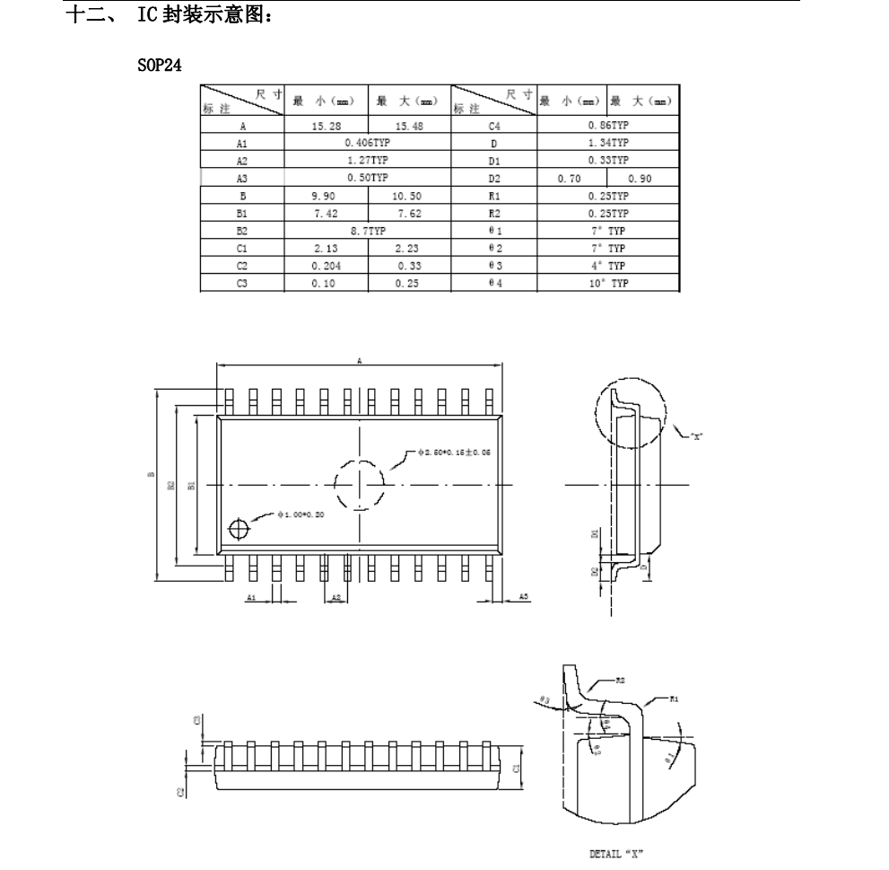 TM1624品牌天微SOP24封装，原厂技术支持