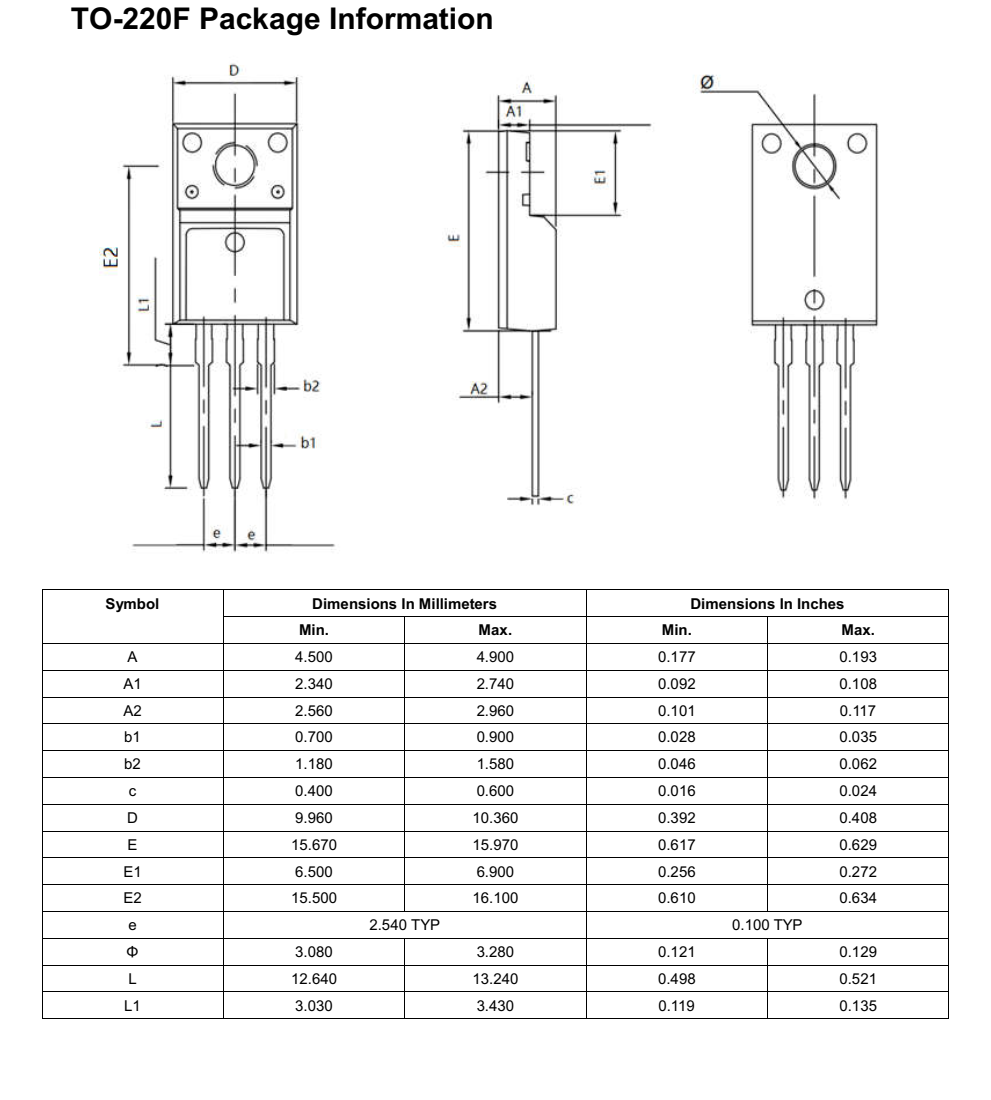 NCE65T540F封装TO263品牌新洁能，质量可靠
