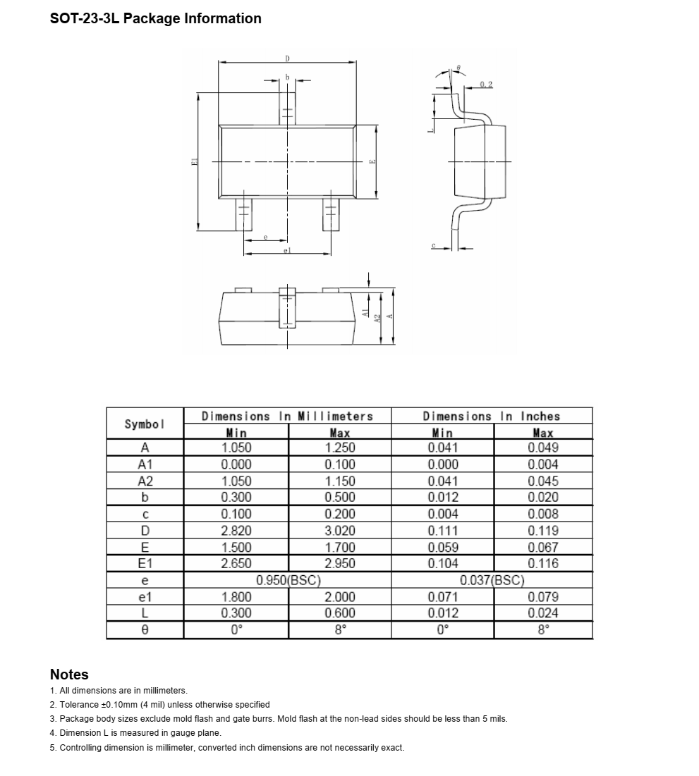 全新NCE0103Y品牌新洁能SOT23-3封装