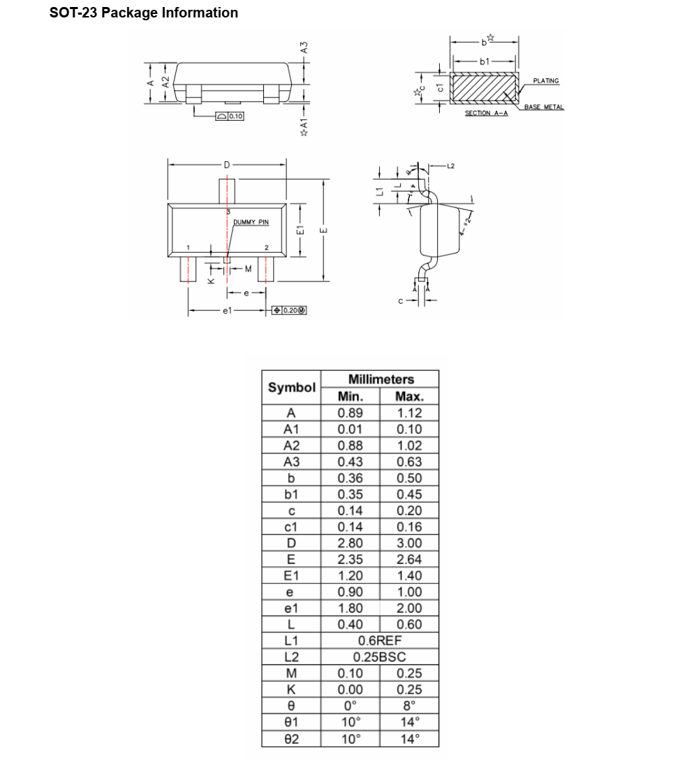 NCE6003X封装SOT23-3品牌新洁能，质量可靠