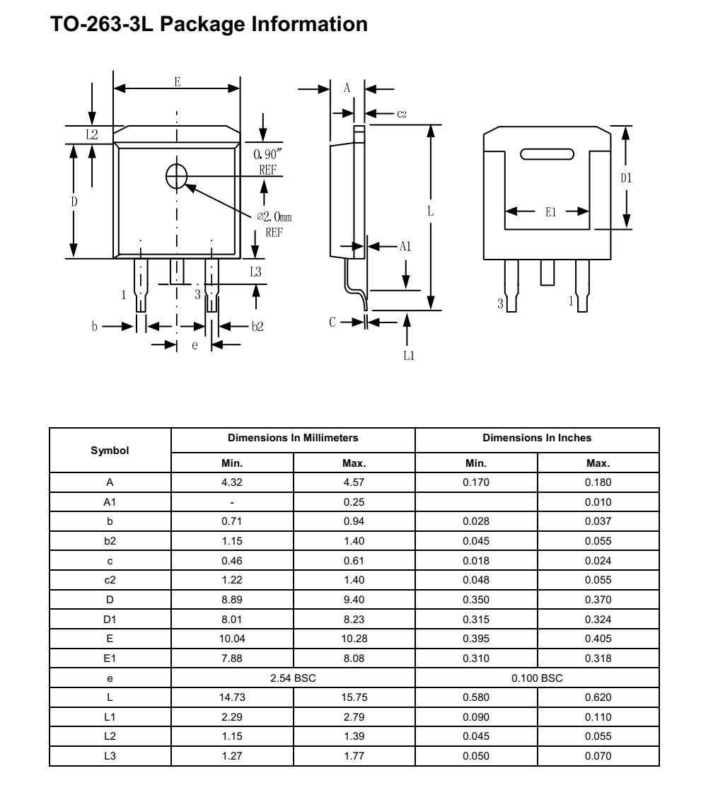 NCE65T540F封装TO263品牌新洁能，质量可靠