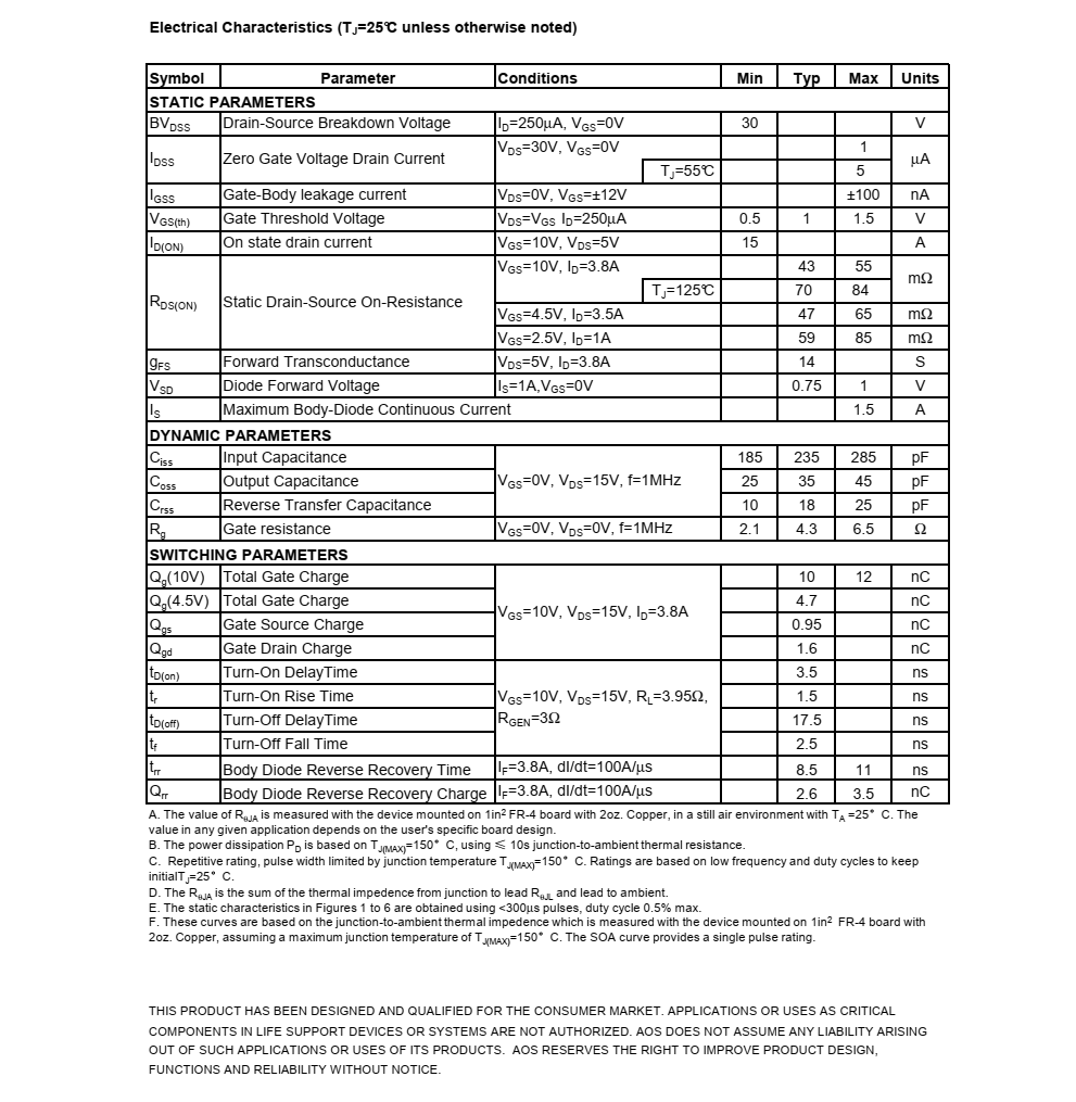 AO3424美国万代SOT23-3封装，质量可靠，价格实惠