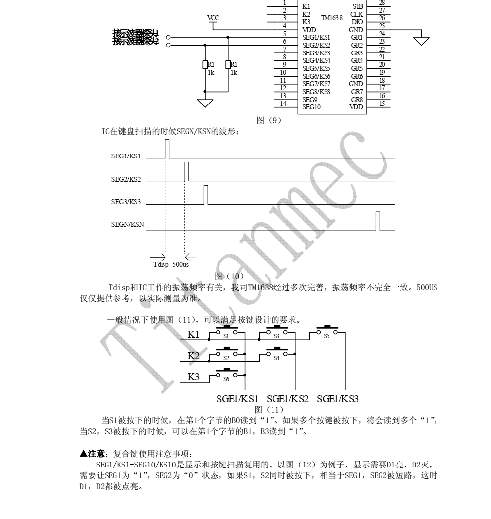 TM1638封装SOP28品牌天微，原厂技术支持