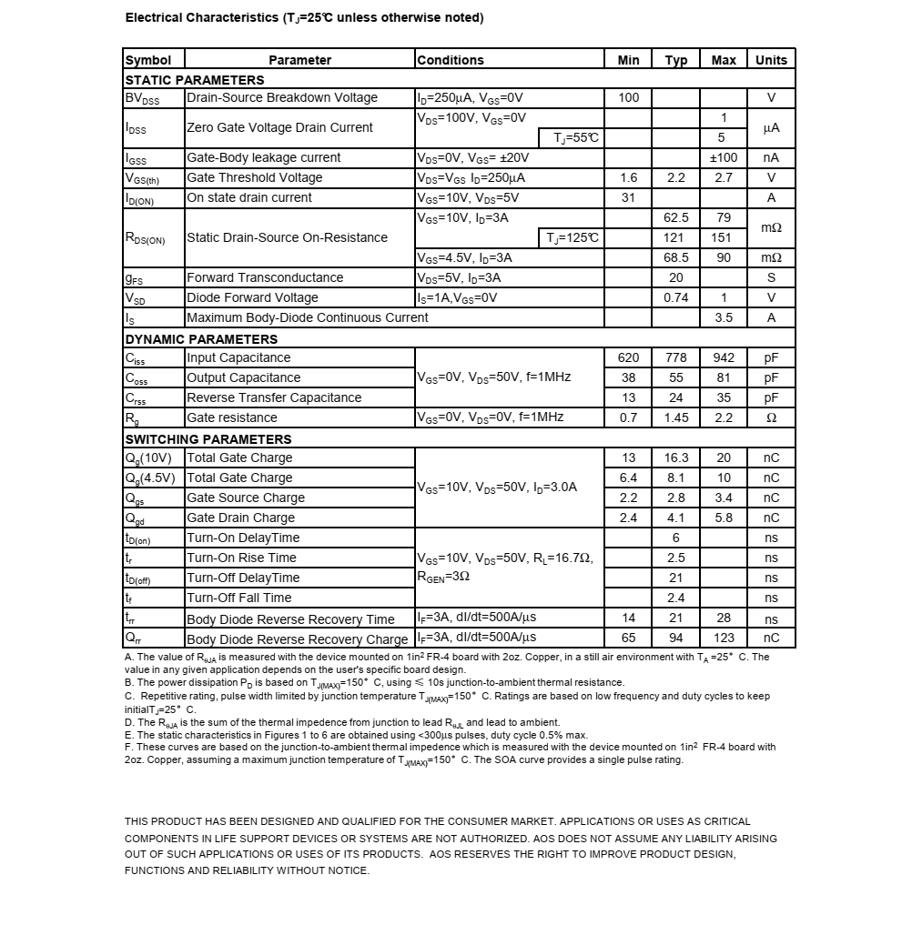 AO4486美国万代SOIC-8封装，原厂技术支持