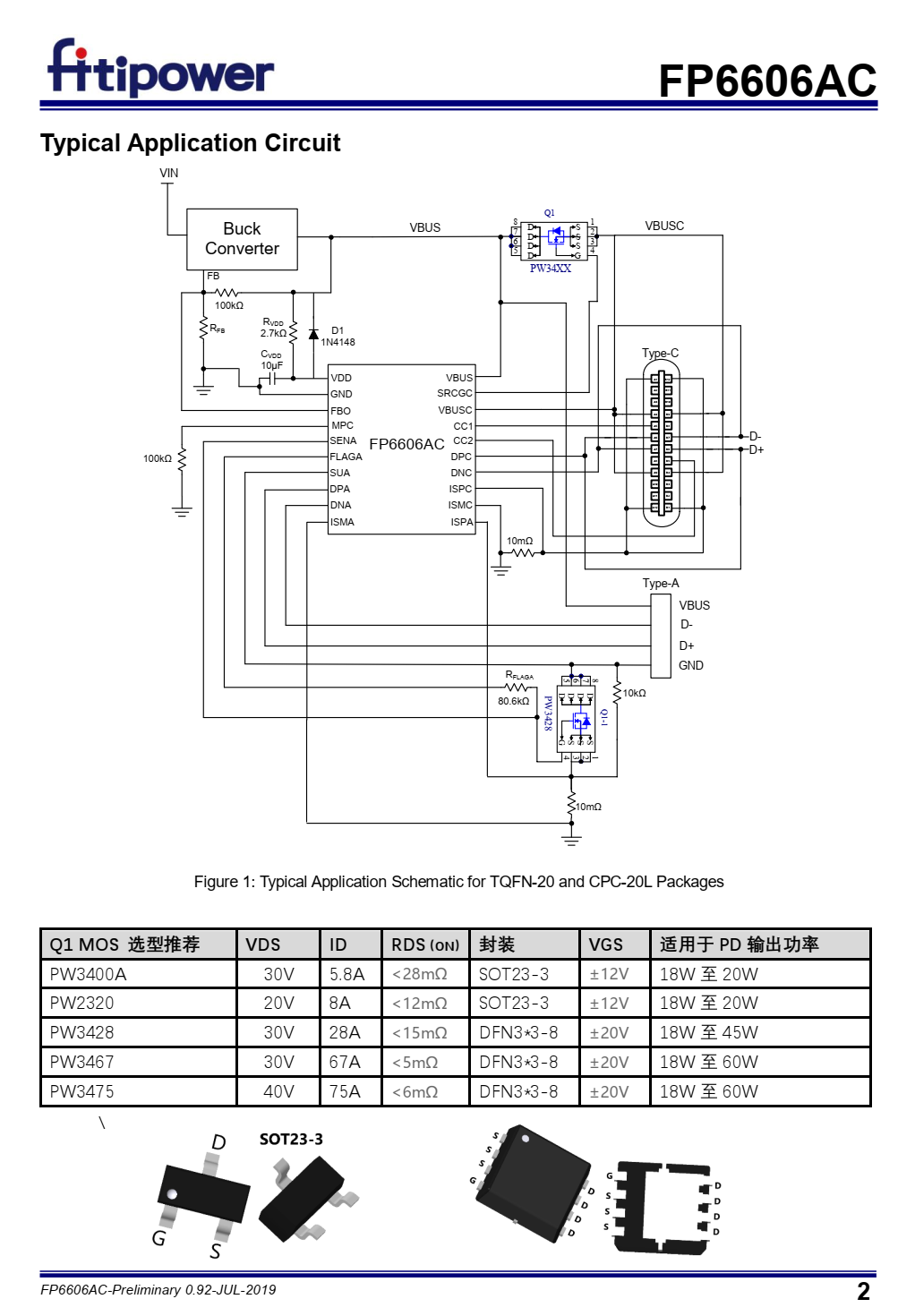 FP6606ACAP6天钰原装现货是高效、高频的同步DC-DC降压转换器
