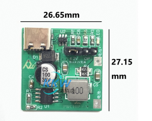 5V-12V 快充 PD 输入单节锂电池 2A 充电管理芯片方案 PCB 5号板