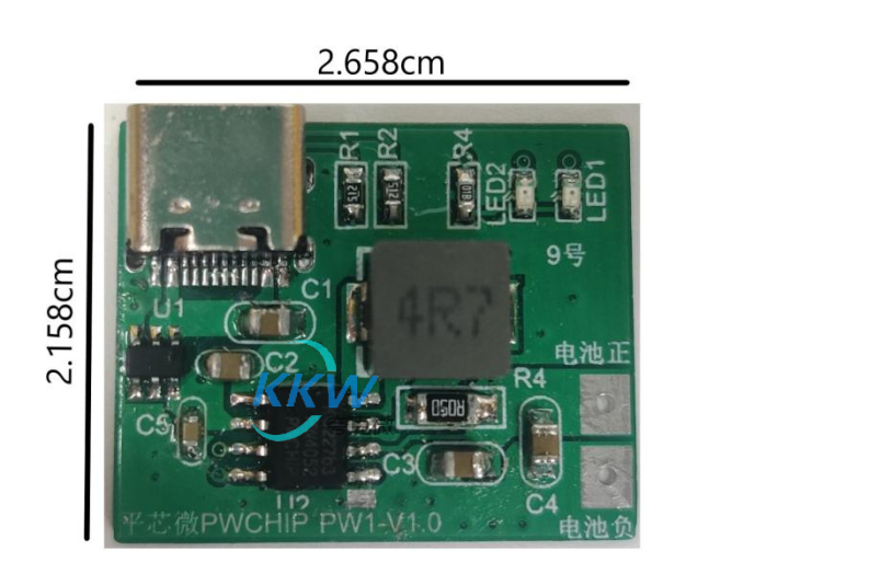 9号板是USB 输入电路板 3.7V 的锂电池组，充电电流最大2A 